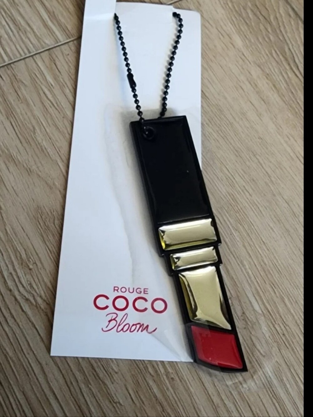 Chanel Lipstick Keychain Pendant With Mirror New